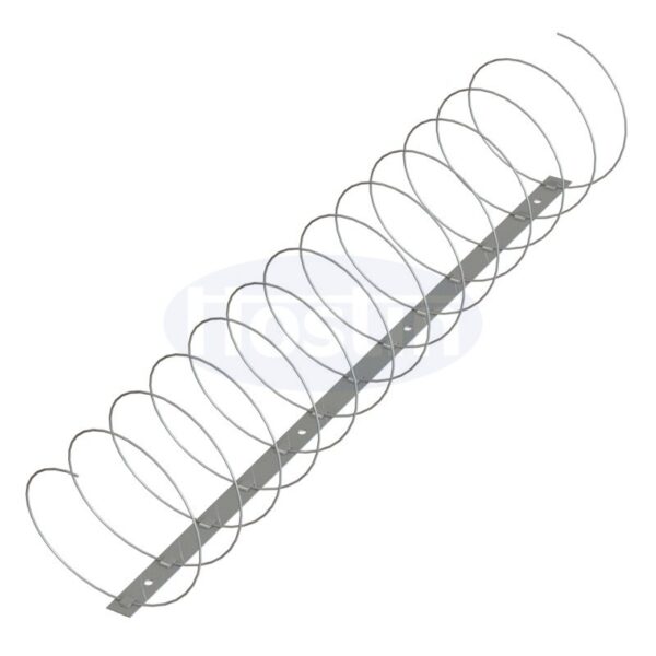 Spiralförmige Vogelabwehr