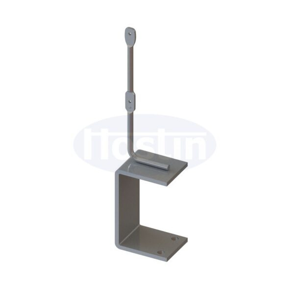 Bird Wire Barrier with C-Shaped Brackets and Protection