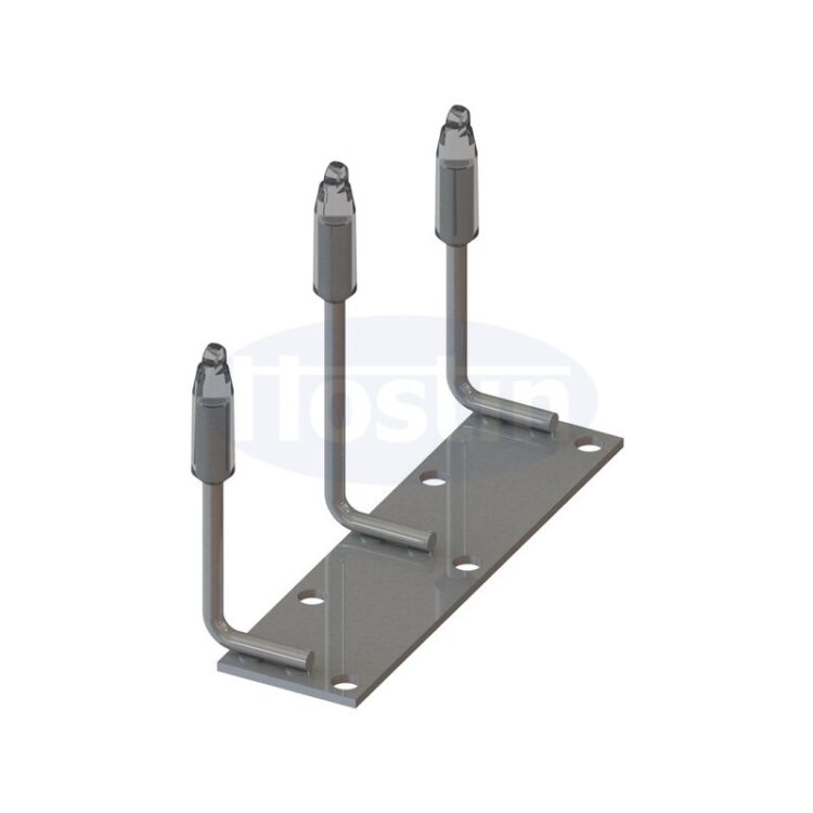 Electric Bird Barrier with 3 Electrodes