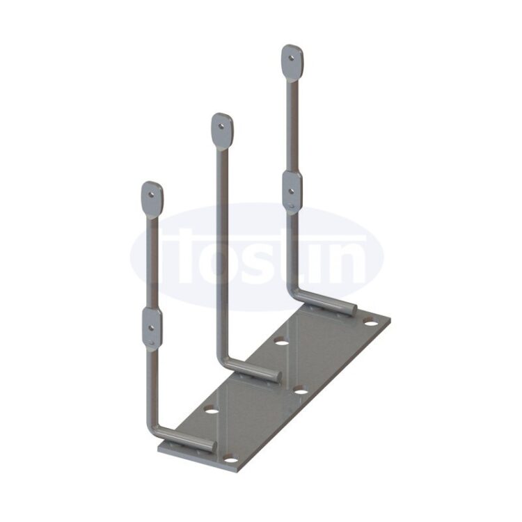 Bird Wire Barrier With a Rotated Mount