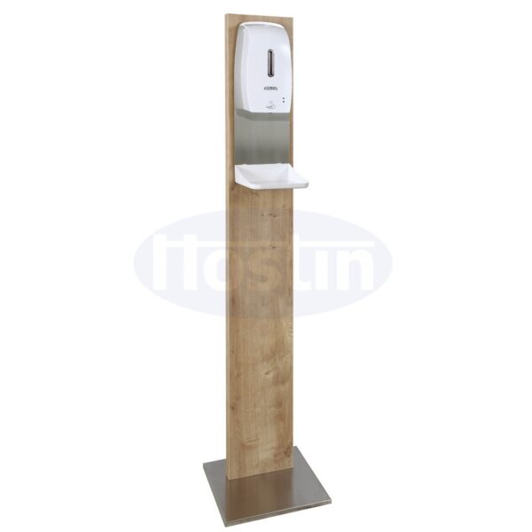 Touchless Hand Sanitizer - Wooden Stand